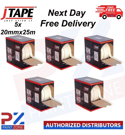 5 X J TAPE 1012.2025 NO EDGE BLENDING TAPE PLUS 20MMX25M - JTAPE REPAIR MASKING